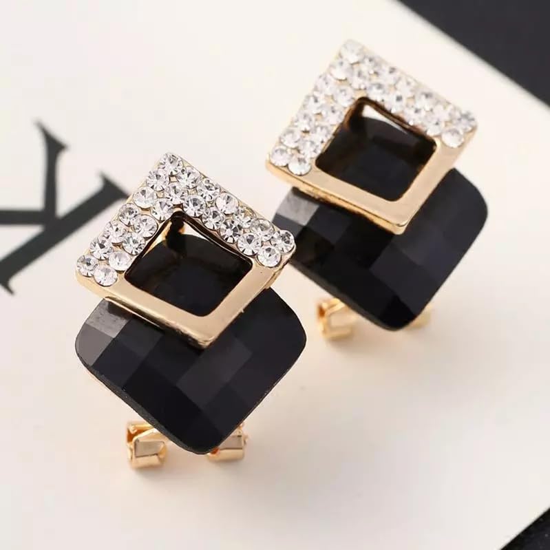 Shining Diva 18k Gold Plated Austrian Crystal Earrings Women - Image 5