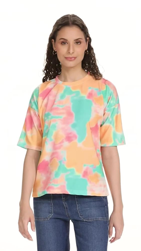 Leriya Fashion Women's Rayon Solid Regular Fit T-Shirt - Authentic Leriya Clothing | UrbanThreads - Image 3