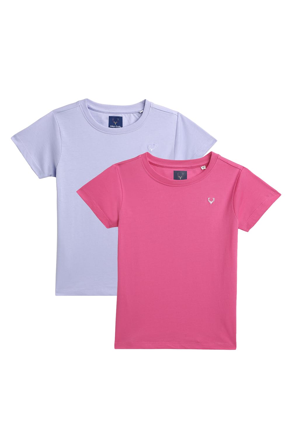Allen Solly Girl's Solid Regular Fit T-Shirt