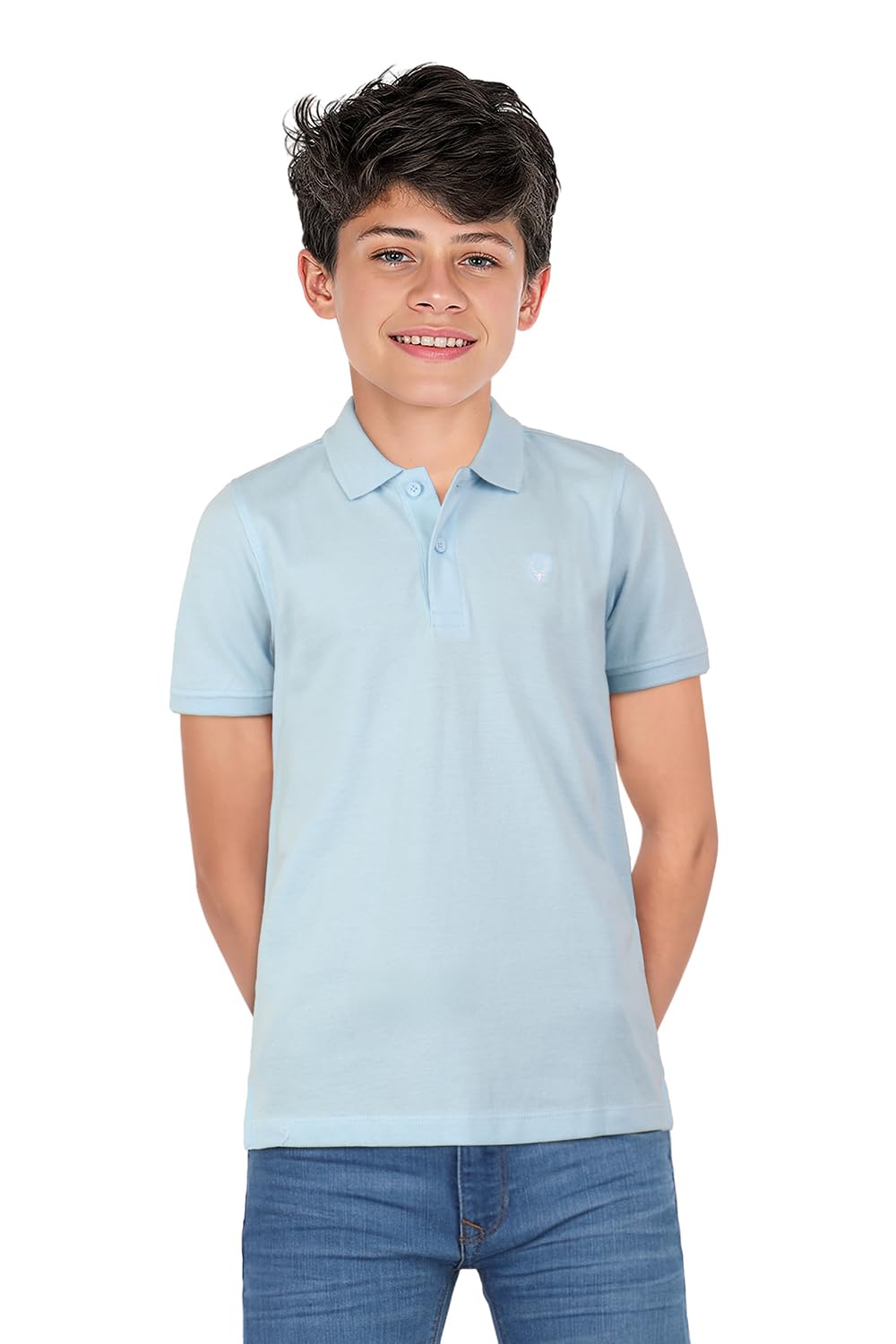 Allen Solly Boy's Solid Regular Fit T-Shirt