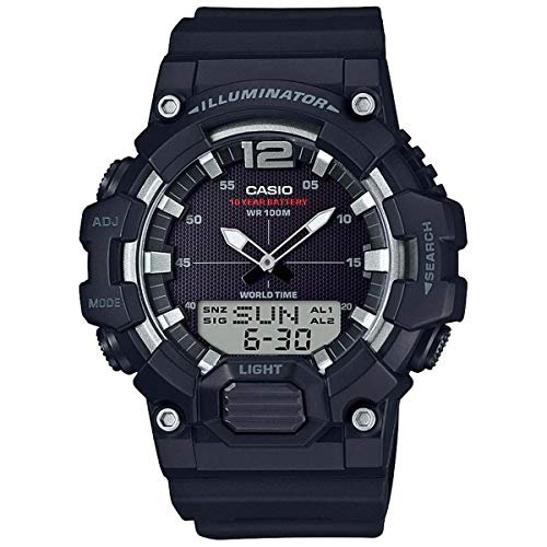 Casio Youth Series Analog-Digital Black Dial Men's Watch HDC-700-1AVDF - Image 2