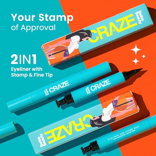 SWISS BEAUTY 2-in-1 Gel Semi-Matte Eyeliner with Wing Stamp - Image 4