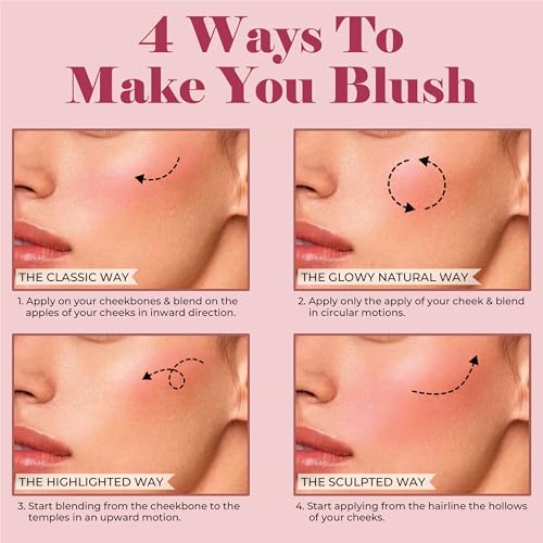 Insight Cosmetics Baked Blush Multi Shimmer Blusher Palette - Image 4