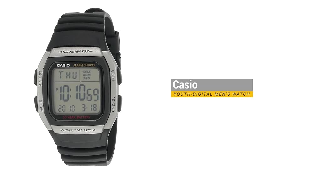 Casio Youth Grey Digital Watch - Image 3