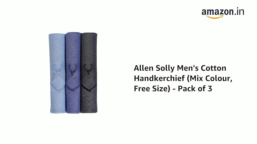 Allen Solly Men's Cotton Handkerchief Multi One Size - Image 3