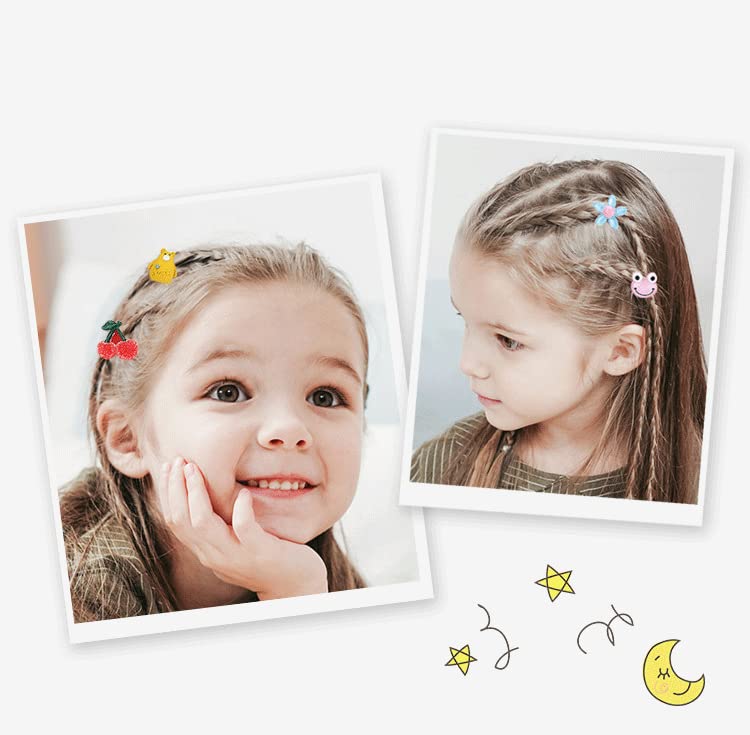 Shining Diva 20 pcs Elastic Hair Bands for Kids Women - Image 4
