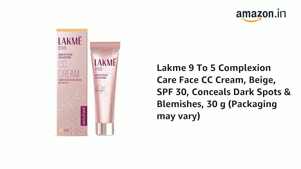 Lakme 9to5 CC Cream Beige SPF30 - Image 3