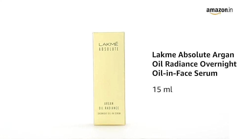 Lakme Absolute Argan Oil Radiance Overnight Oil-in-Serum 15 ml - Image 3