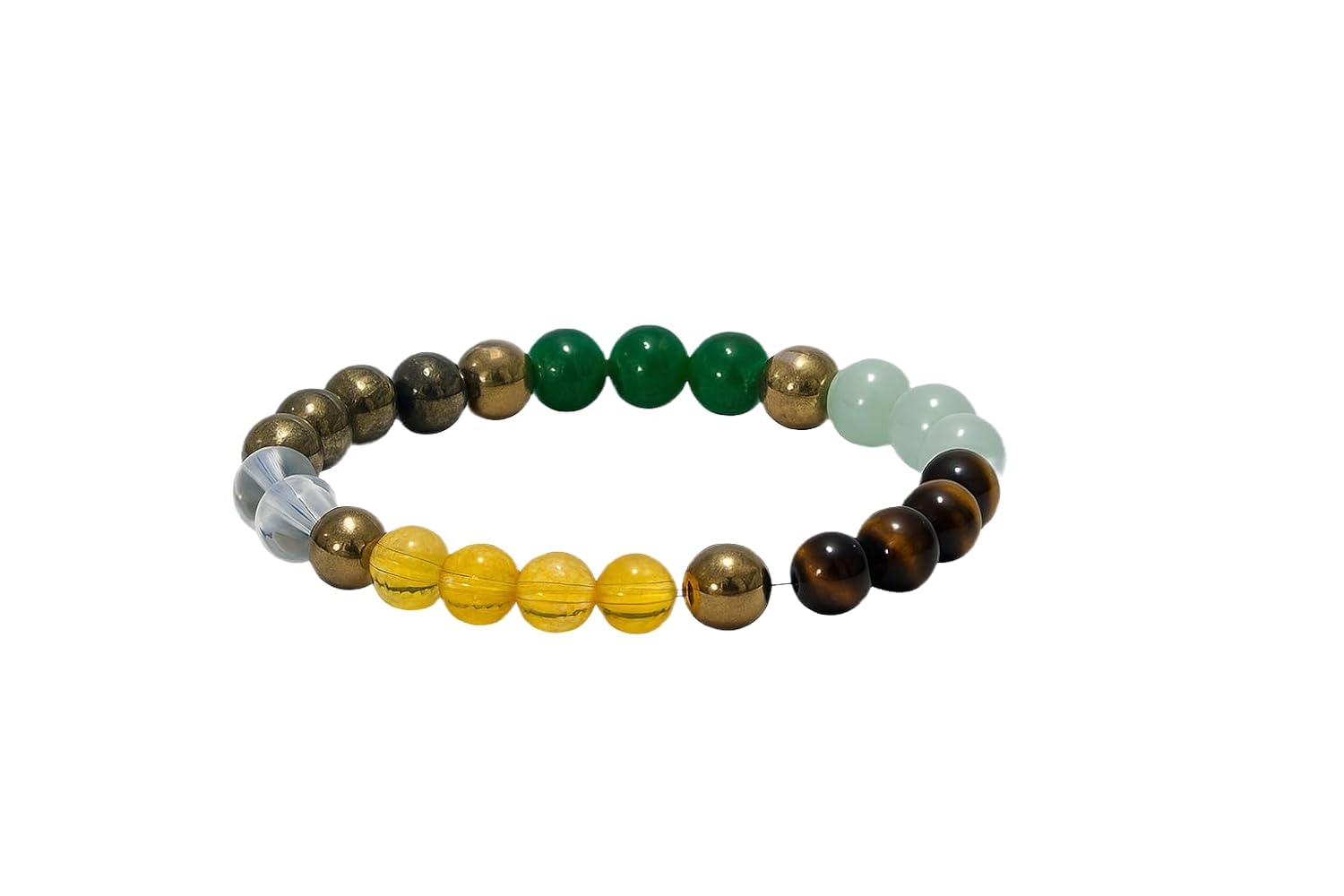 Dhan Yog Bracelet Pyrite Citrine Aventurine