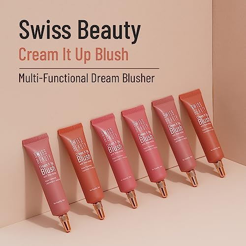 Swiss Beauty Cream It Up Blush Highly Pigmented Long-lasting - Image 4
