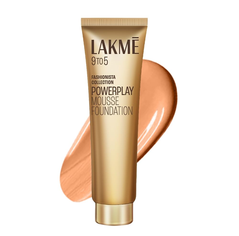 Lakme Powerplay Mousse Foundation Rose Ivory Mini 9g