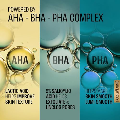 Lakmé Lumi Smooth Cream AHA BHA PHA Exfoliating Glow - Image 4