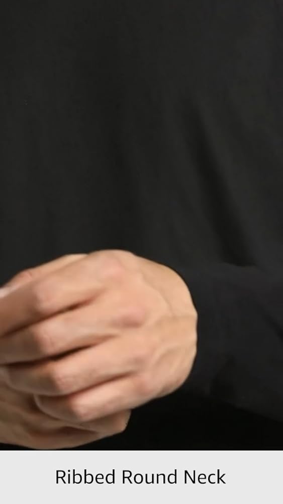 Jockey AM95 Men's Cotton Rich Regular Fit Full Sleeve T-Shirt - Image 4