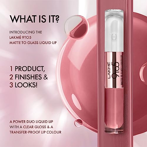 Lakmé 9to5 Cocoa Liquid Lip Matte Gloss - Image 4