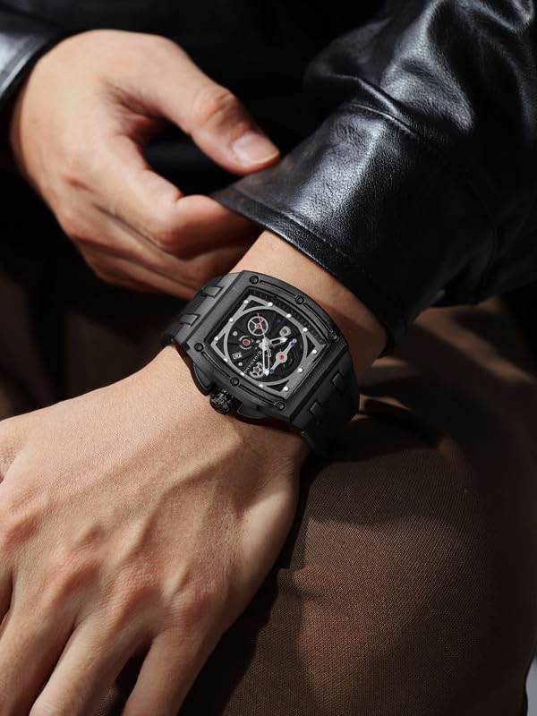 Giordano Mechanical-Look Watch Sporty Style Date - Image 3