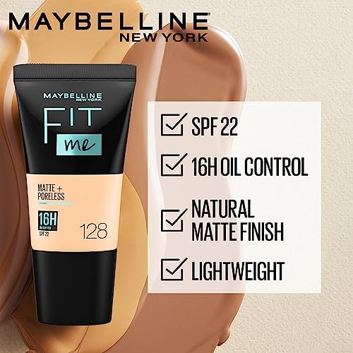 Maybelline New York Liquid Foundation Matte & Poreless Full Coverage - Image 5