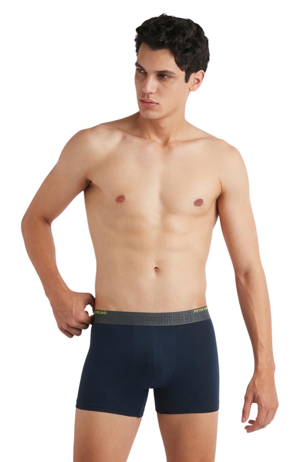 Peter England Men's Cotton Multiple Cut Trunks