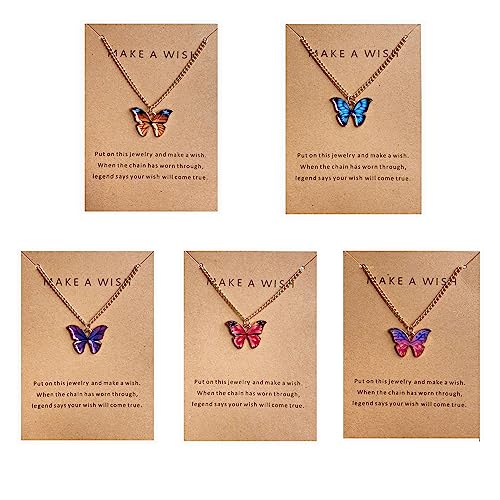 Shining Diva Butterfly Jewellery Necklace Set for Women - Image 2