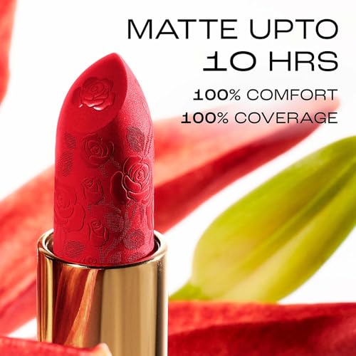 Lakme Rouge Bloom Powder Matte Bullet Plum Garden-208 4gm - Image 5