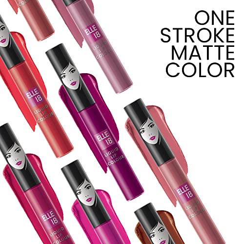 ELLE18 Liquid Lip Color Brown Break - Image 5