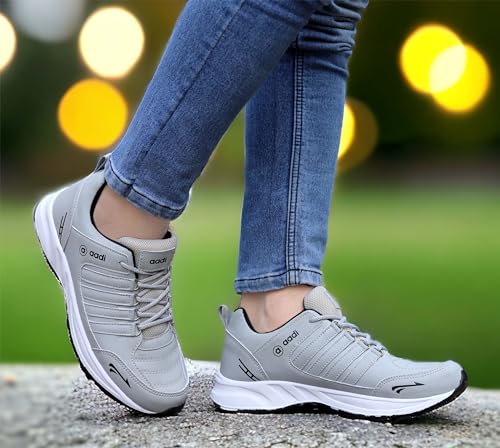 AADI Lightweight Running Shoes - Synthetic Leather - UrbanThreads.in - Image 3