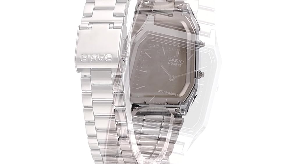Casio AQ-230A-1DMQ Analog-Digital Unisex Watch Black Dial - Image 5