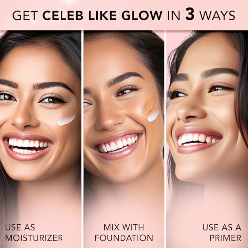 FACESCANADA Strobe Cream Rose Gold 30Ml Primer Highlighter Moisturizer - Image 5