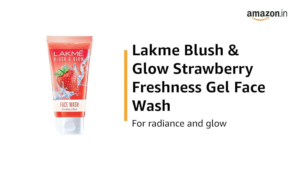 Lakme Blush & Glow Strawberry Gel Face Wash 150 g - Image 3