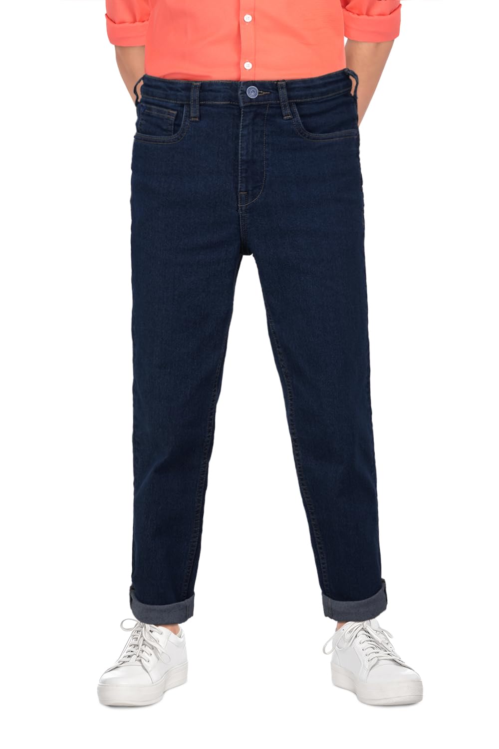 Allen Solly Boys Skinny Fit Mid-Rise Jeans