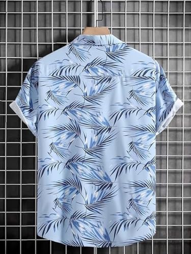 LERIYA FASHION Men's Rayon Shirt - Summer Button Down Shirts | Half Sleeve Printed |Formal |Casual S - Authentic LERIYA Clothing | UrbanThreads - Image 5