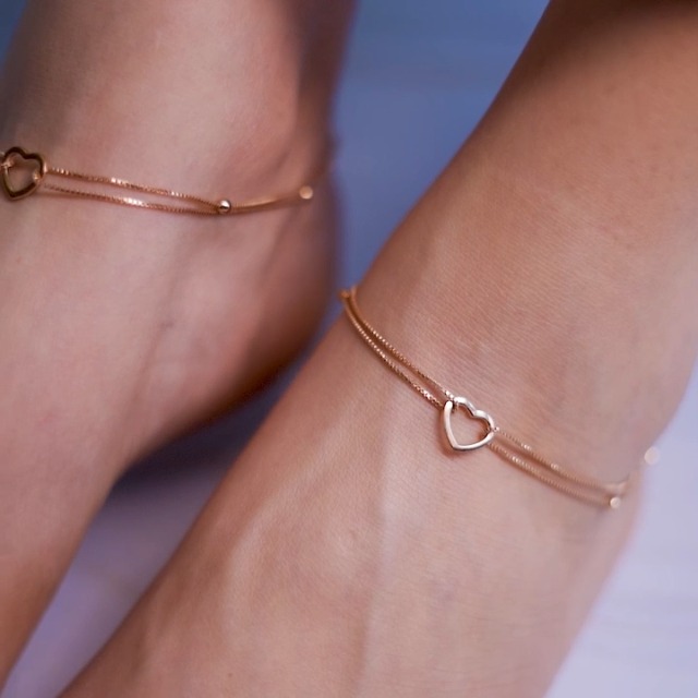 ZAVYA 925 Sterling Silver Rose Gold Plating Chain Anklet (Single) | Gift for Women & Girls | With Ce - Authentic ZAVYA Fashion | UrbanThreads - Image 3