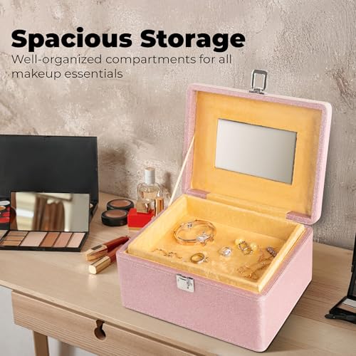 UrbanThreads Makeup Box Vanity Organizer for Women - Image 5