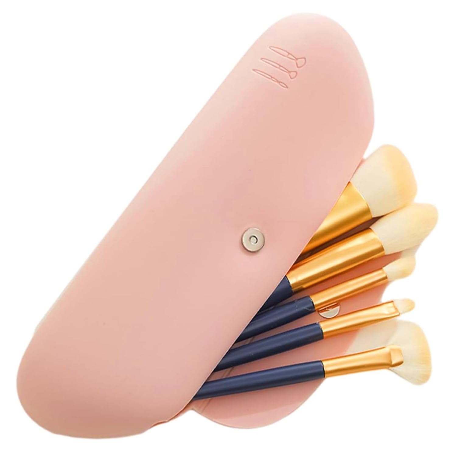 INOVERA Silicone Large Makeup Brush Holder - Magnetic Pouch