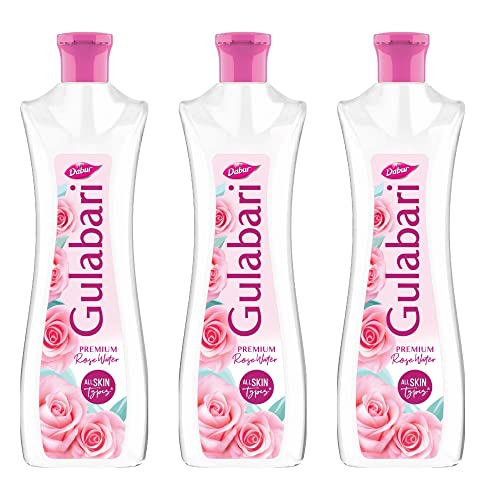 Dabur Gulabari Rose Water 400ml Pack of 3 No Paraben - Image 2