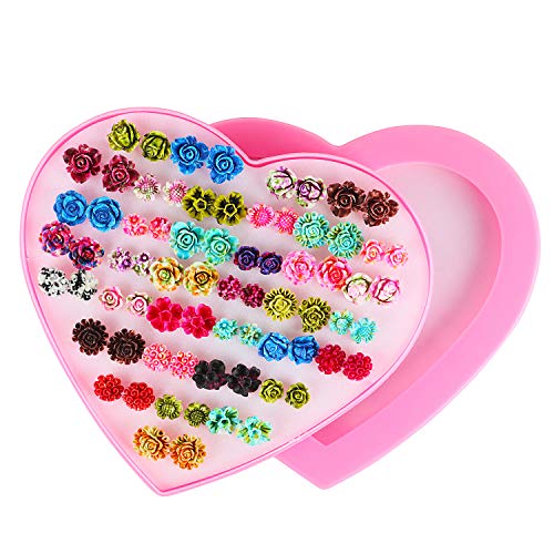 Shining Diva Crystal Pearl Stud Earrings Combo Set for Women - Image 4