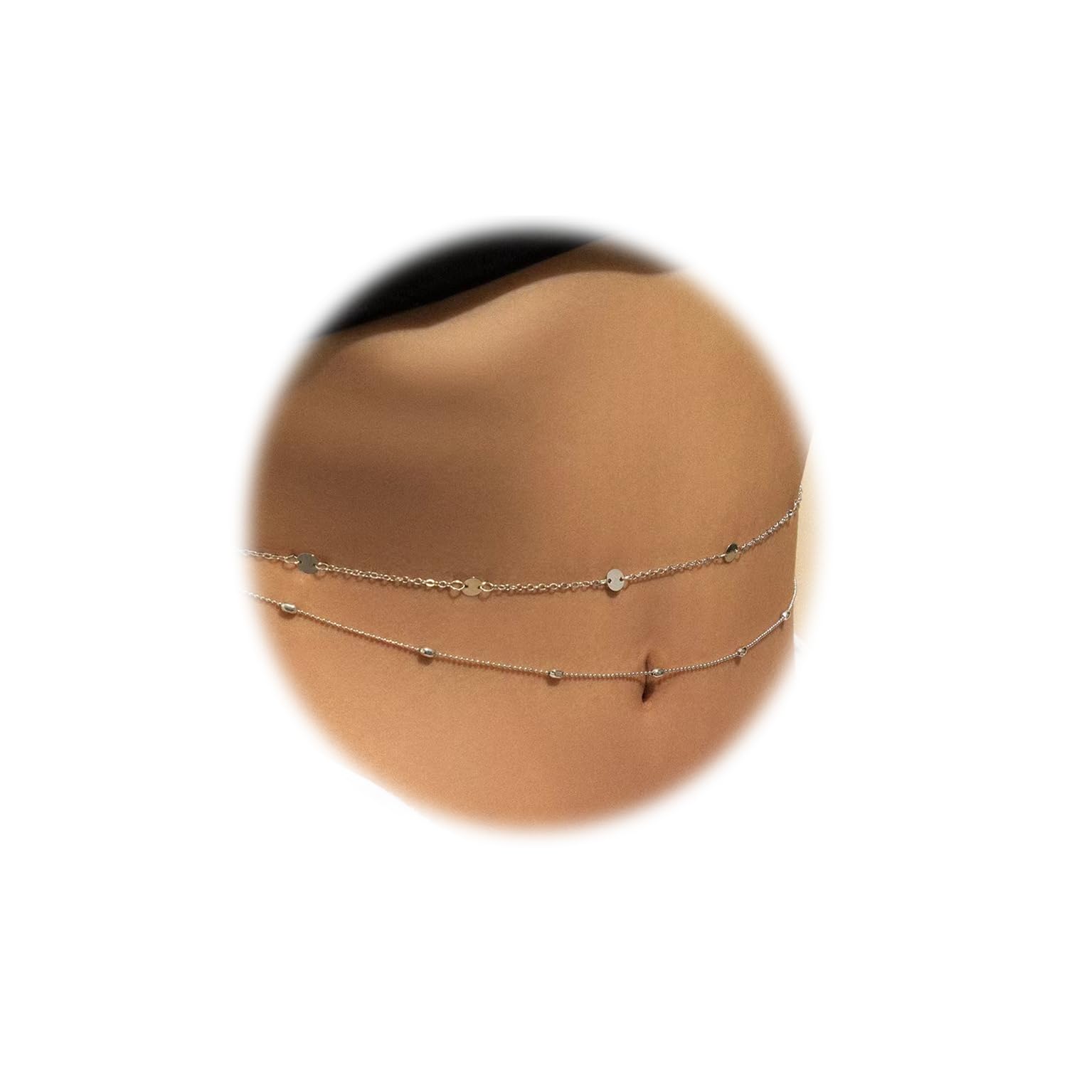 Shining Diva Set of 2 Women's Kamarbandh Waist Belts