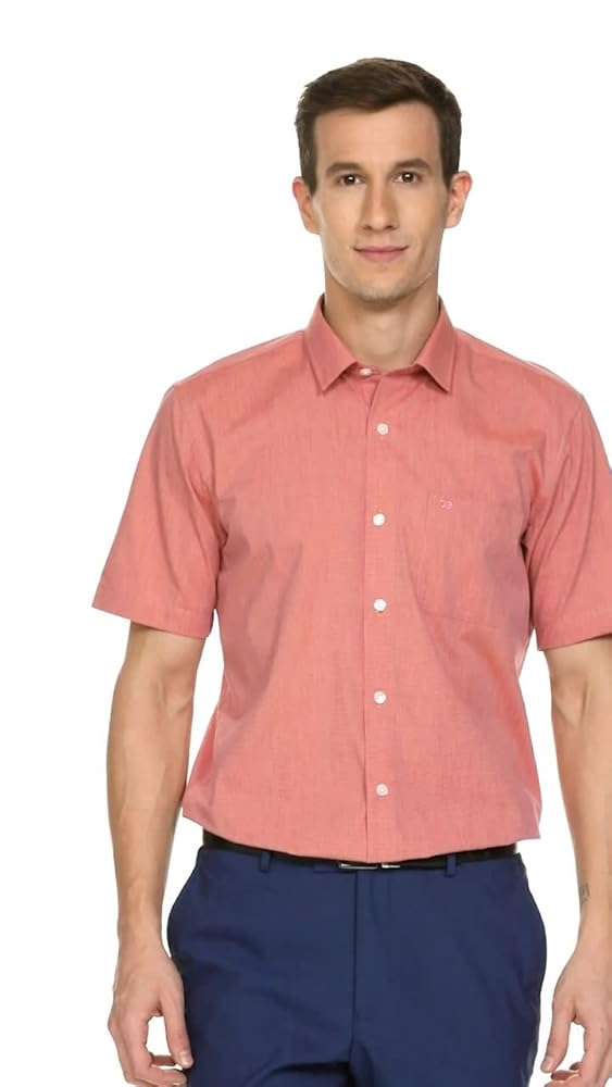 Peter England Men's Cotton Regular Fit Shirt - Image 3