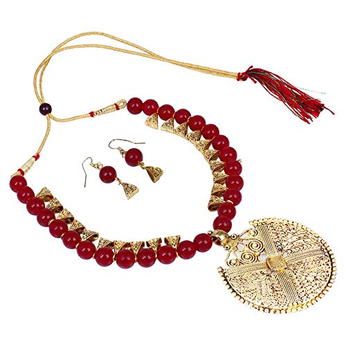 Shining Diva Antique Necklace Jewellery Set for Women - Image 2