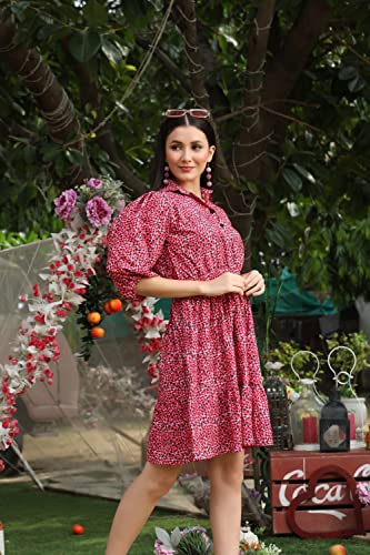 Leriya Fashion Western Dresses for Women | Short A-Line Dress for Girls | Maxi Dress for Women - Authentic Leriya Clothing | UrbanThreads - Image 4