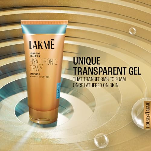 Lakmé Hyaluronic Dewy Facewash 4D Hyaluronic Acid 100gm - Image 5