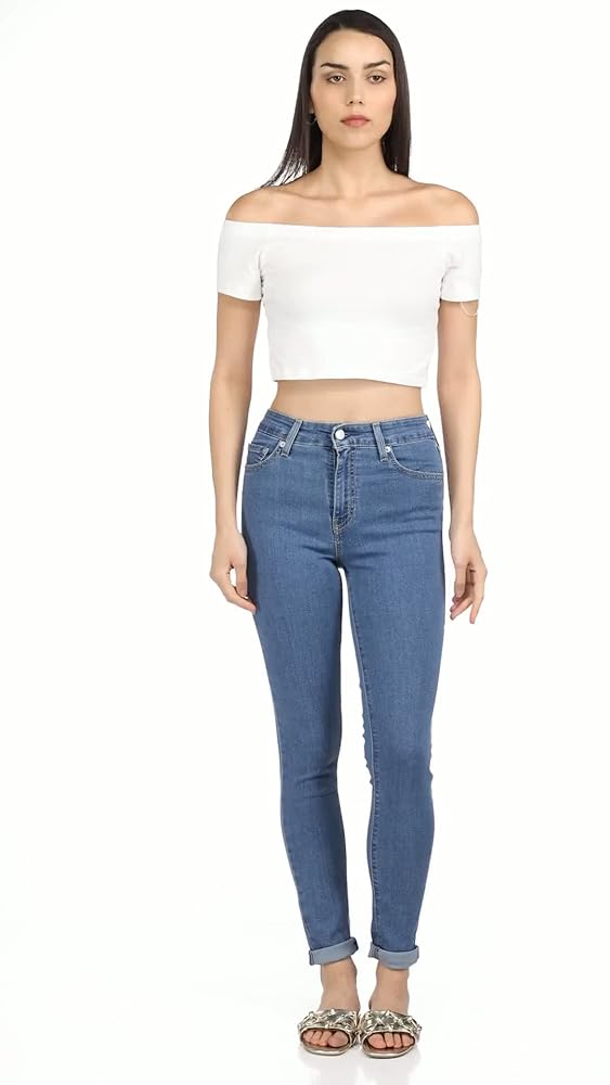 Levi's Women's Skinny Fit Mid Rise Jeans - Image 3