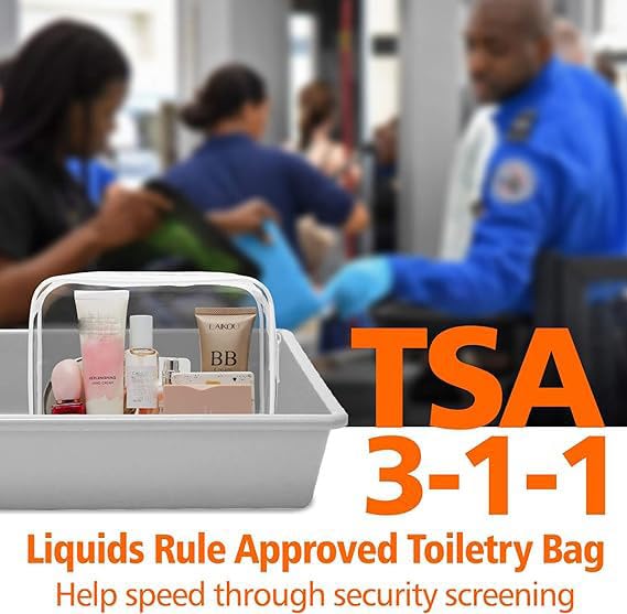BAERFIT Clear Travel Toiletry Bags 3Pcs TSA Compliant - Image 5