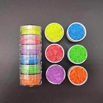 UrbanThreads Mica Powder Pack of 6 Non-Toxic Colors