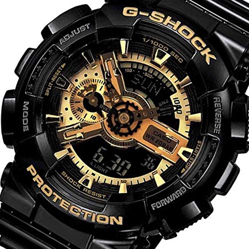Casio G-Shock GA-110GB-1ADR Black Gold Analog-Digital Watch - Image 4