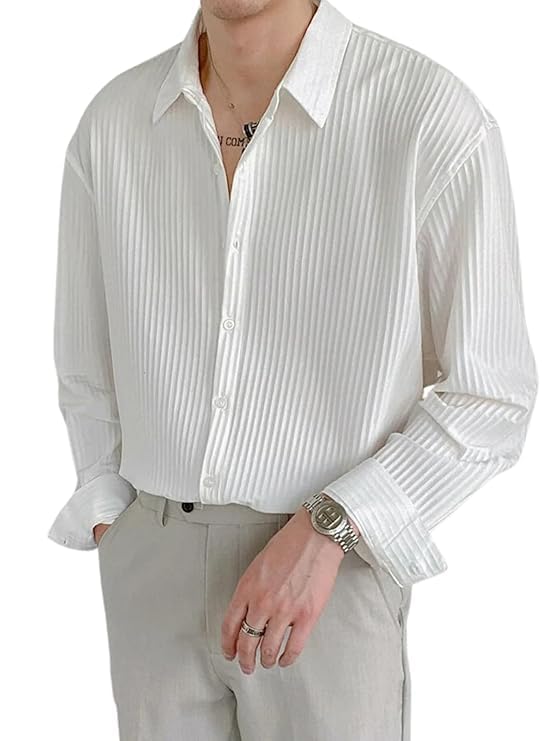Leriya Fashion Men's Polyester Solid Regular Fit Shirt - Authentic Leriya Clothing | UrbanThreads - Image 2