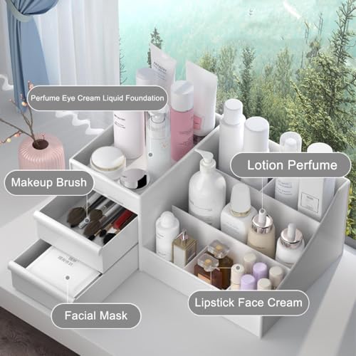 FABSKIN Cosmetic Organizer Box Plastic Storage for Women - Image 3