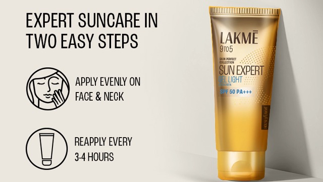 Lakmē Sun Expert SPF 50 PA+++ Gel Sunscreen Niacinamide - Image 3