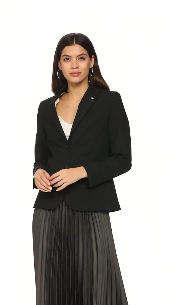 Allen Solly Women's A-Line Coat Regular Blazer - Image 3