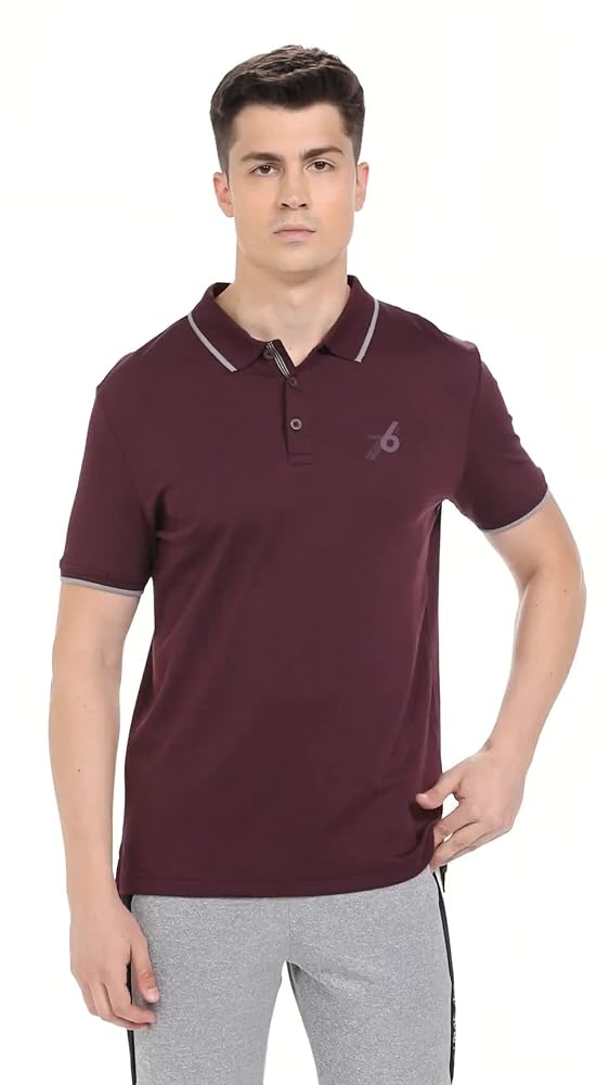 Jockey Men's Solid Half Sleeve Polo T-Shirt M - Image 3