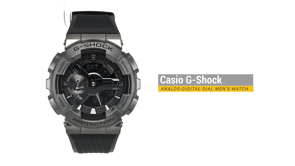 Casio G-Shock GM-110BB Urban Grey Analog-Digital Men's Watch - Image 3